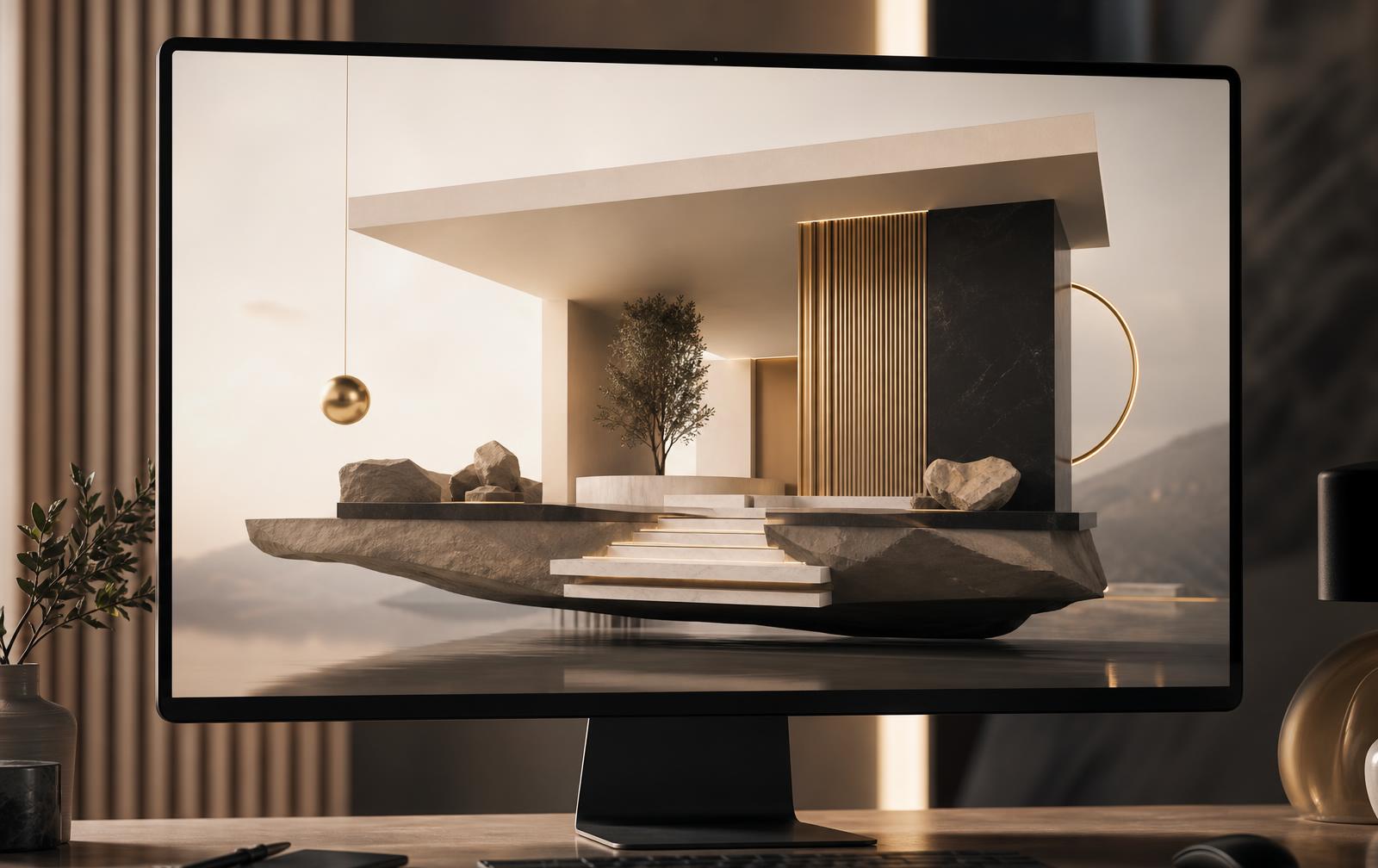 AureviaFlow immersive 3D website experience